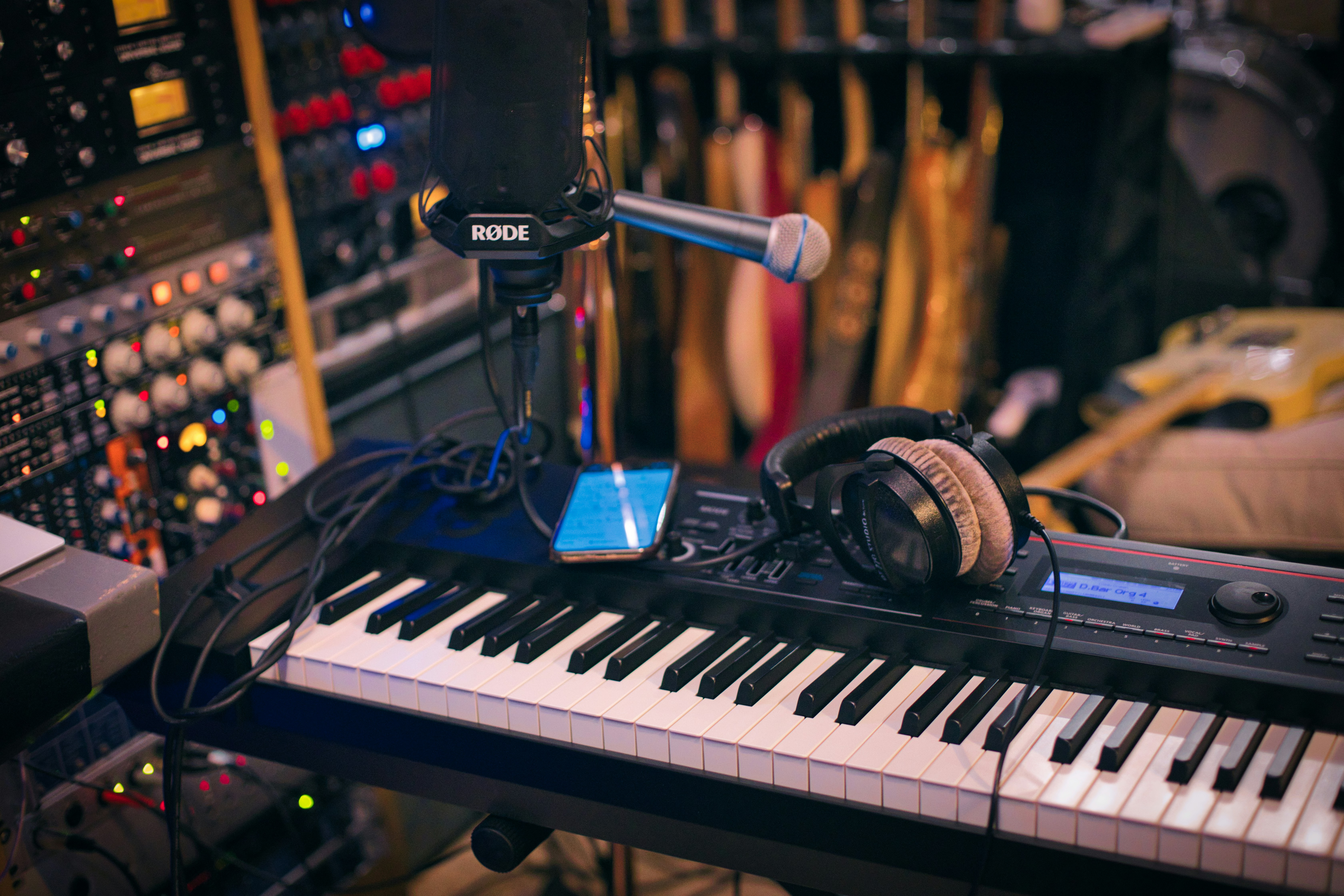 Keyboard and Recording Equipment